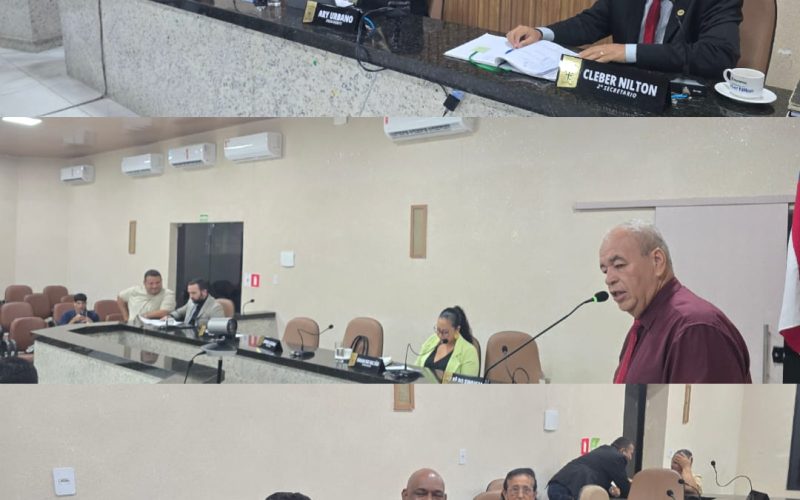 Câmara de Senhor do Bonfim realiza 9ª Sessão Ordinária com apresentação de três projetos de lei
