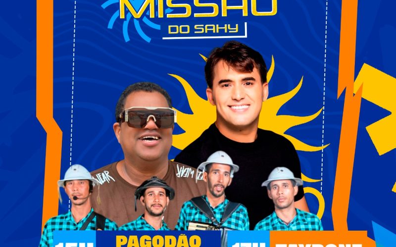 Povoado de Missão do Sahy recebe Festejo Tradicional 2026 com show do cantor Tayrone e atrações regionais