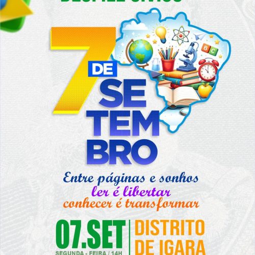 Senhor do Bonfim realiza tradicional desfile cívico de 7 de Setembro na sede e no distrito de Igara
