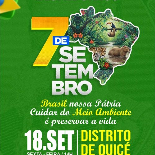 Quicé encerra programação cívica de Senhor do Bonfim com desfile nesta sexta (18)