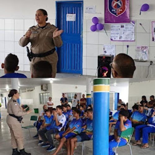 PMBA através da Ronda Maria da Penha do 6º Batalhão participa de Palestra no centro Ebenézer em Senhor do Bonfim-BA
