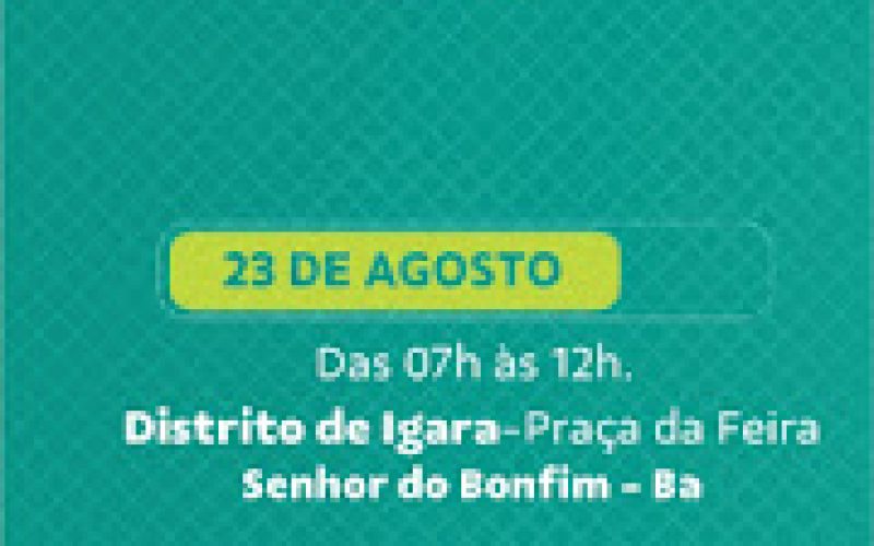 Dia de Coopera: Ação Social leva dezenas de serviços gratuitos ao Distrito de Igara